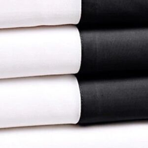 - 2 Black And White Pillow Cases